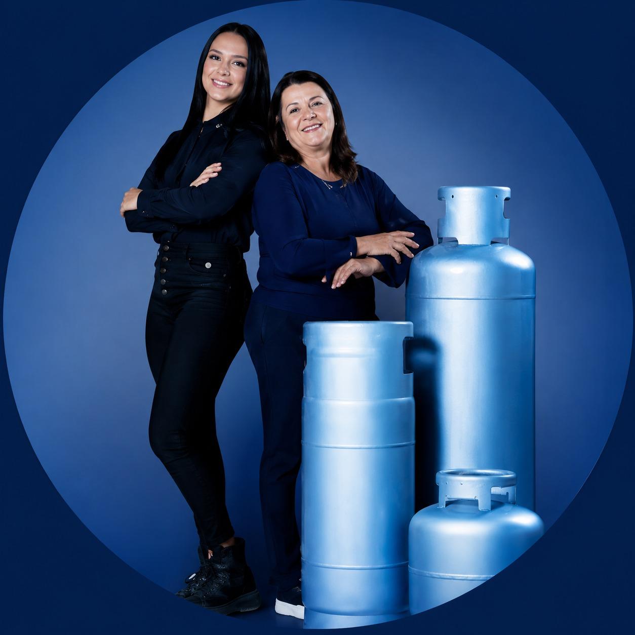 Janaina e Mara — Revendedoras Consigaz Zona Sul